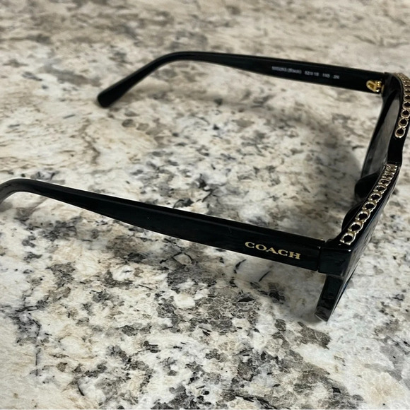 Coach Sunglasses 🕶️ 50028G (black) 52-19-140 3N - Picture 4 of 5